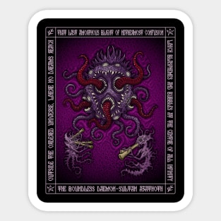 Azathoth Icon - Azhmodai 2018 Sticker